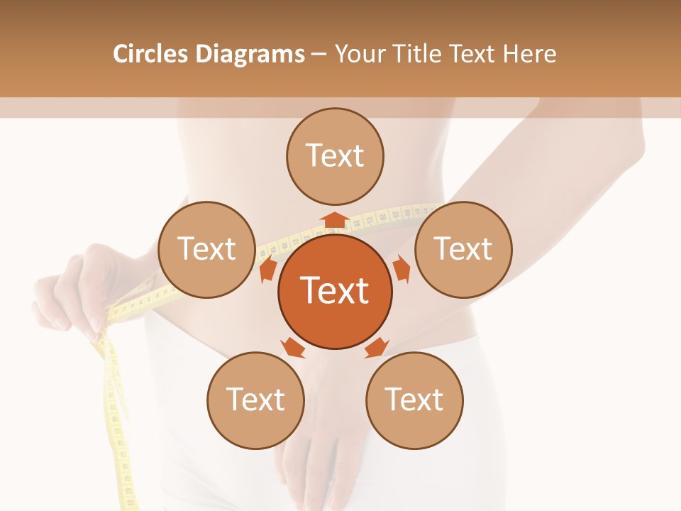 Losing Female Weightloss PowerPoint Template