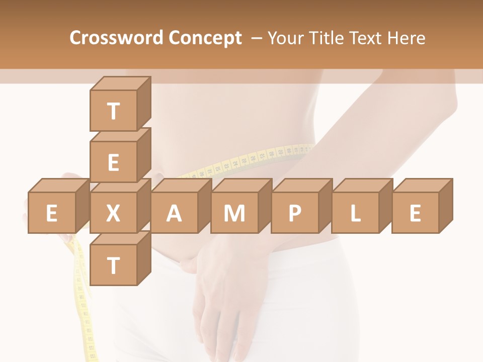 Losing Female Weightloss PowerPoint Template