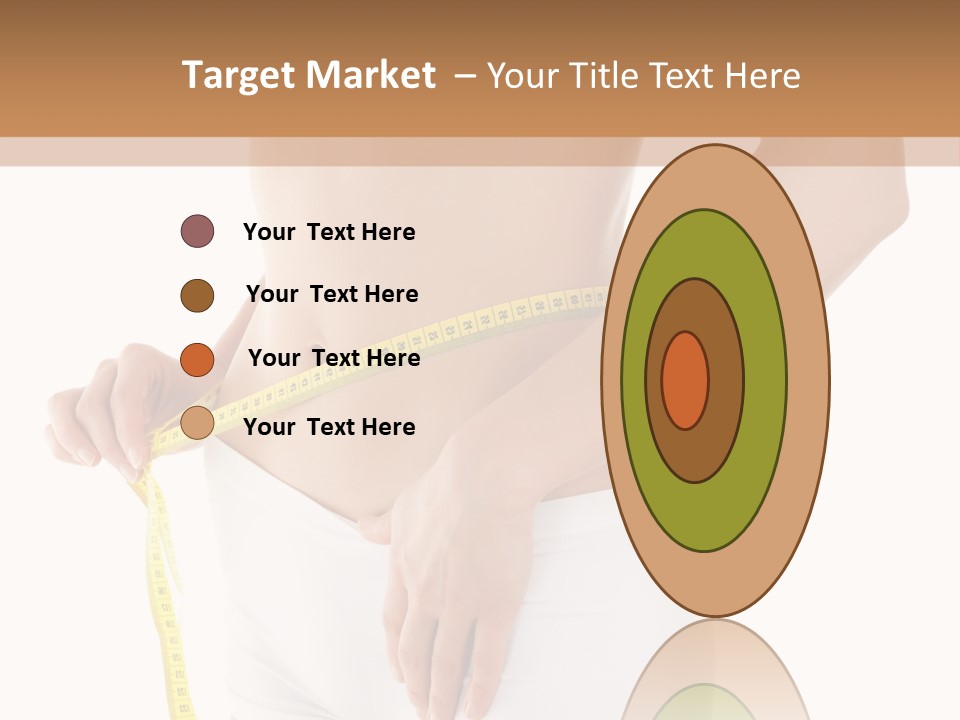 Losing Female Weightloss PowerPoint Template