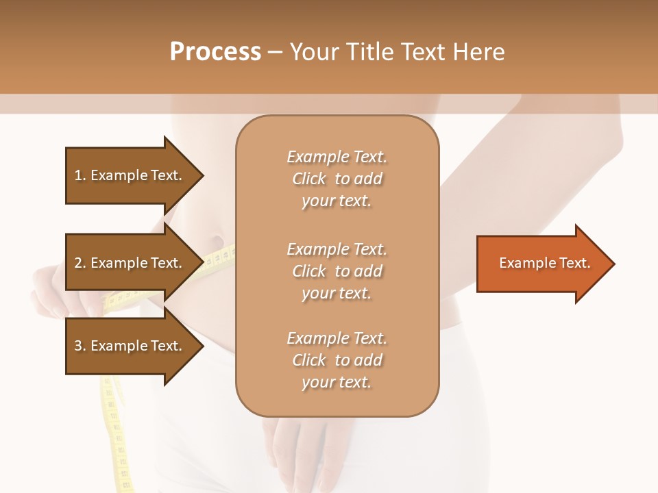 Losing Female Weightloss PowerPoint Template