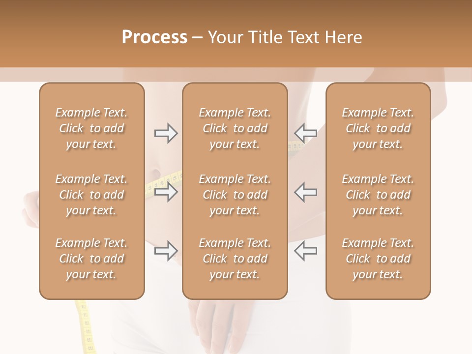 Losing Female Weightloss PowerPoint Template