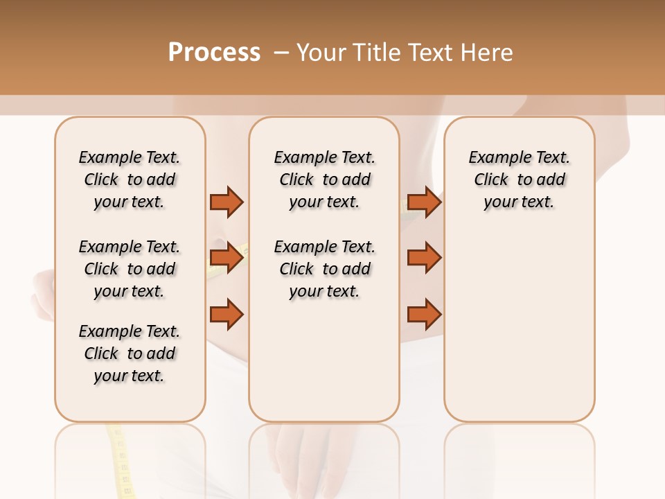 Losing Female Weightloss PowerPoint Template