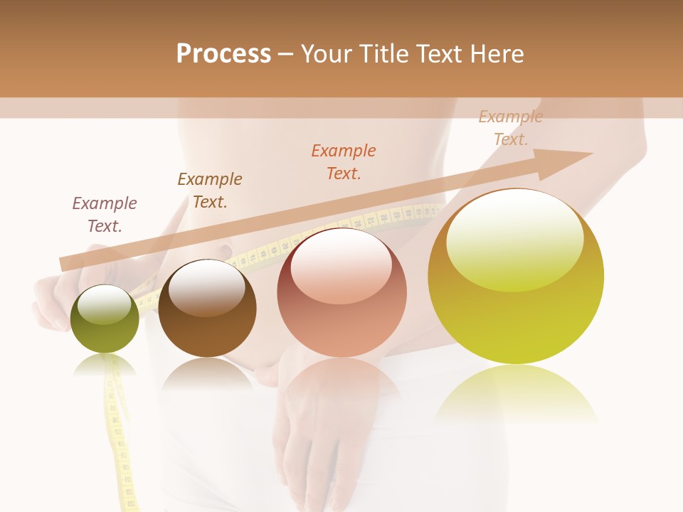 Losing Female Weightloss PowerPoint Template