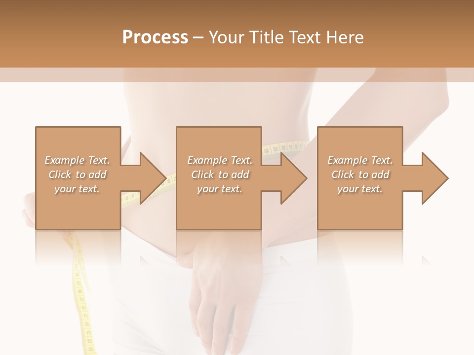 Losing Female Weightloss PowerPoint Template
