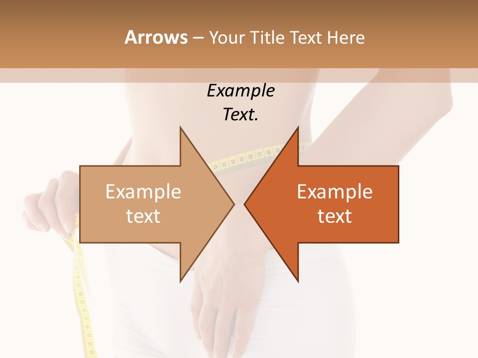 Losing Female Weightloss PowerPoint Template