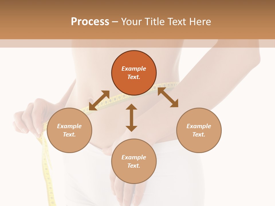 Losing Female Weightloss PowerPoint Template