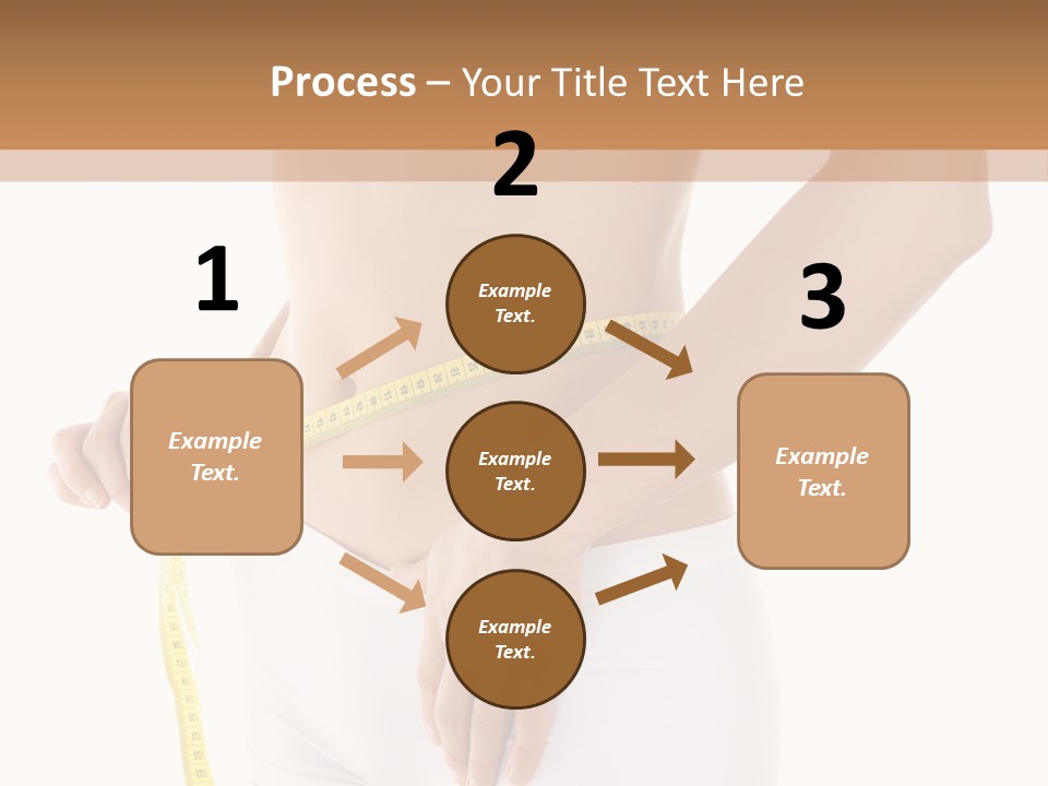 Losing Female Weightloss PowerPoint Template