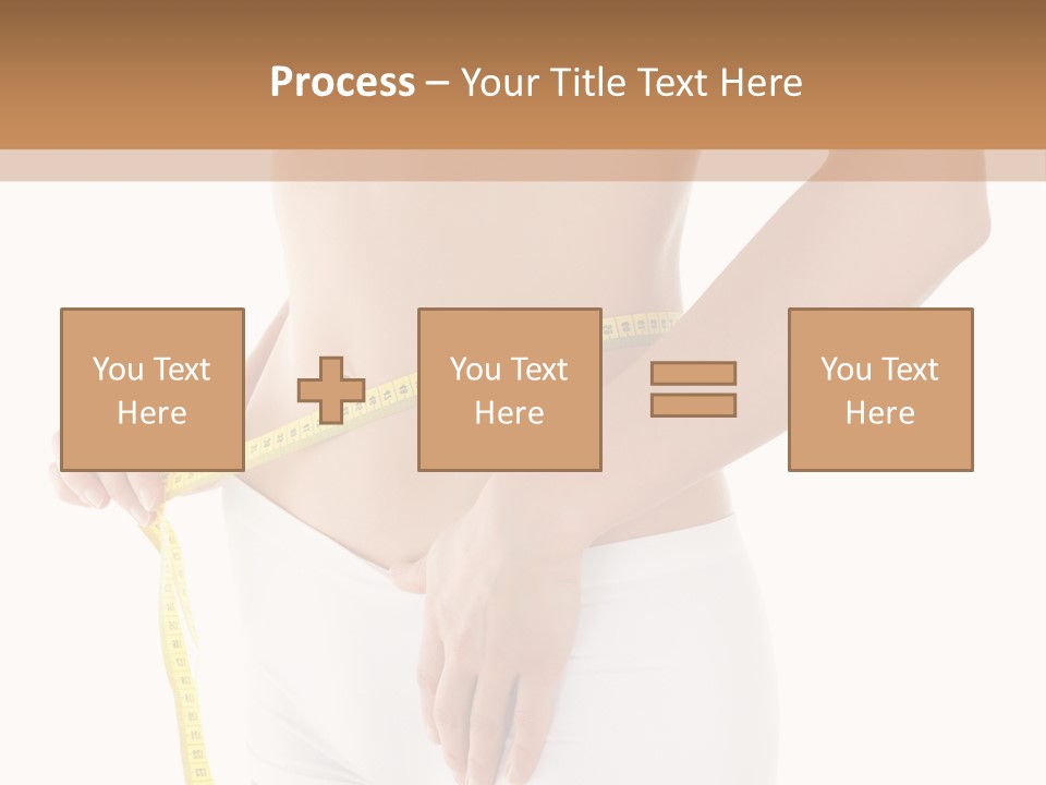 Losing Female Weightloss PowerPoint Template