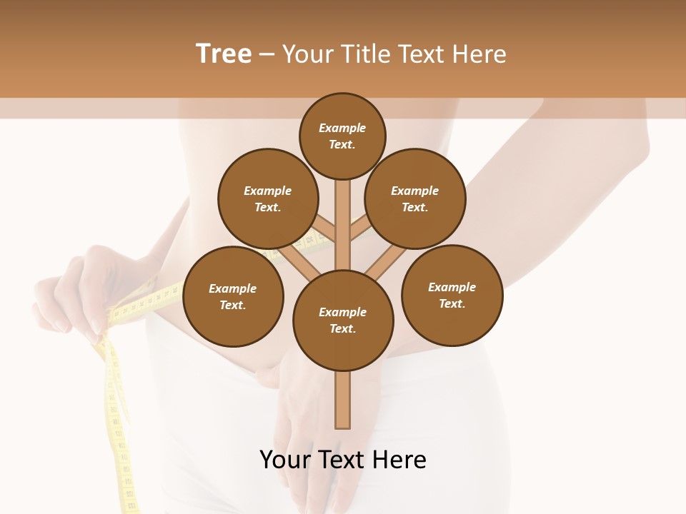 Losing Female Weightloss PowerPoint Template