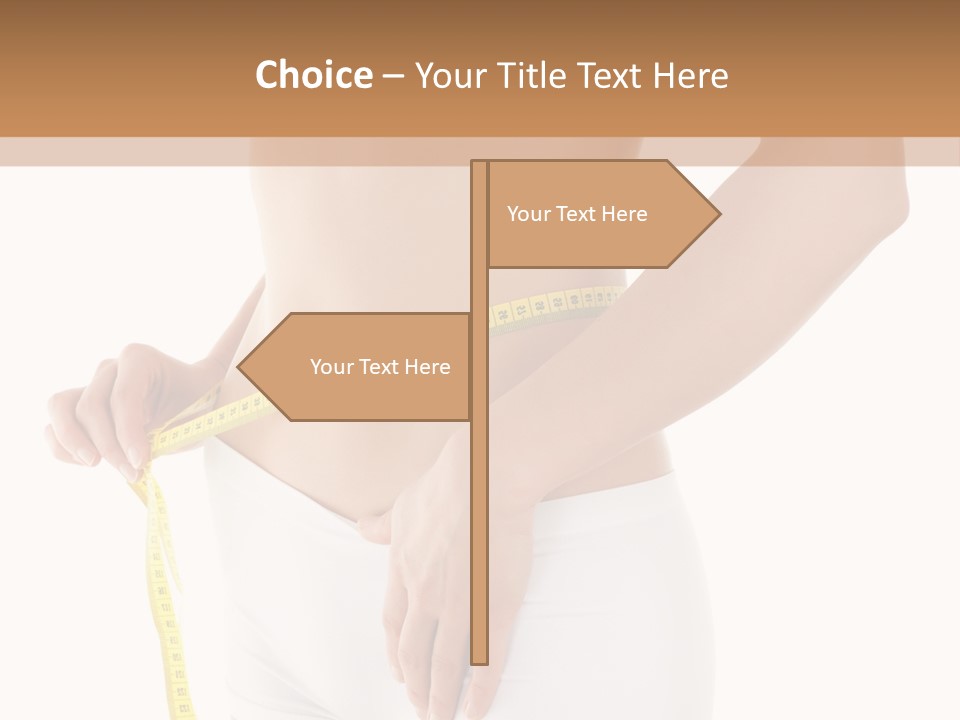 Losing Female Weightloss PowerPoint Template