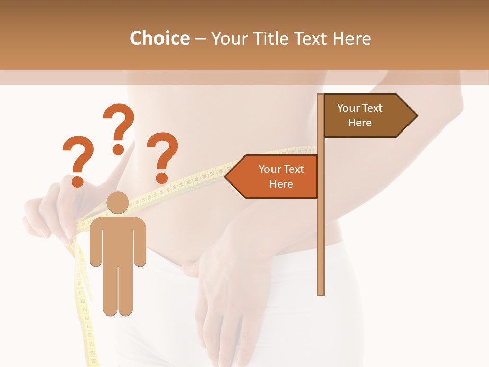 Losing Female Weightloss PowerPoint Template