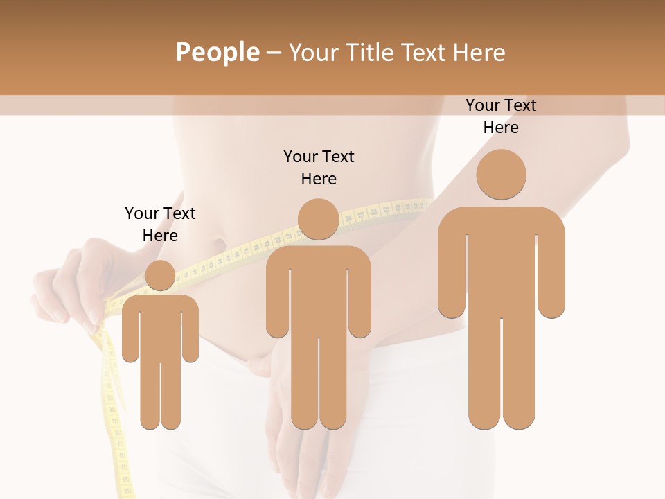 Losing Female Weightloss PowerPoint Template