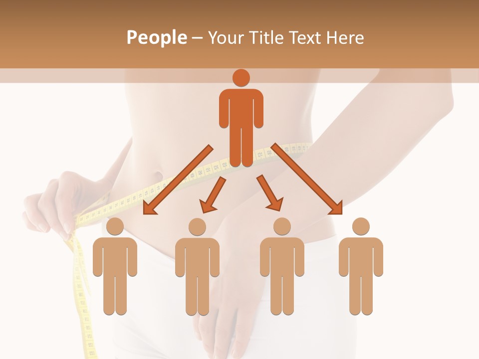 Losing Female Weightloss PowerPoint Template