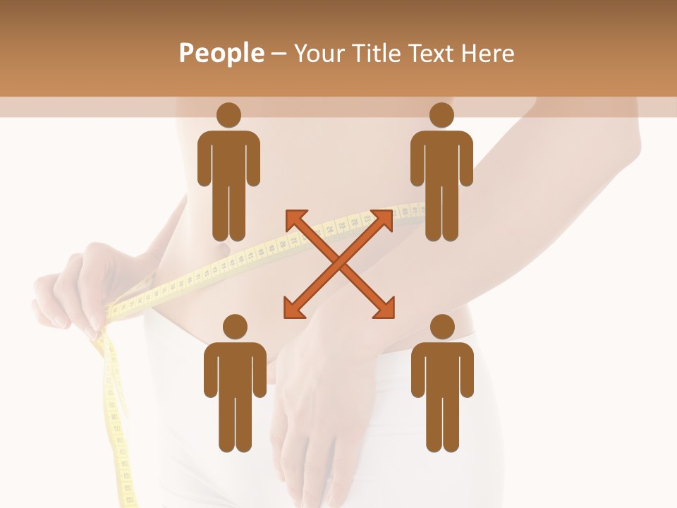 Losing Female Weightloss PowerPoint Template