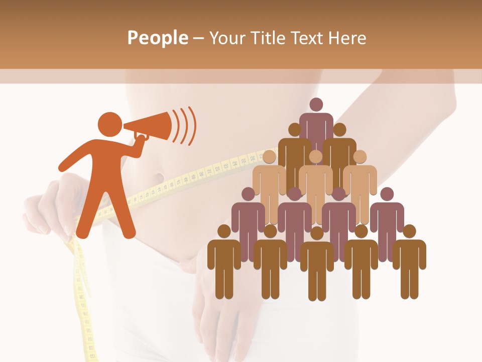 Losing Female Weightloss PowerPoint Template