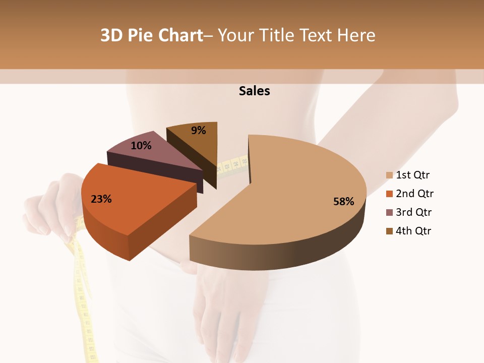 Losing Female Weightloss PowerPoint Template