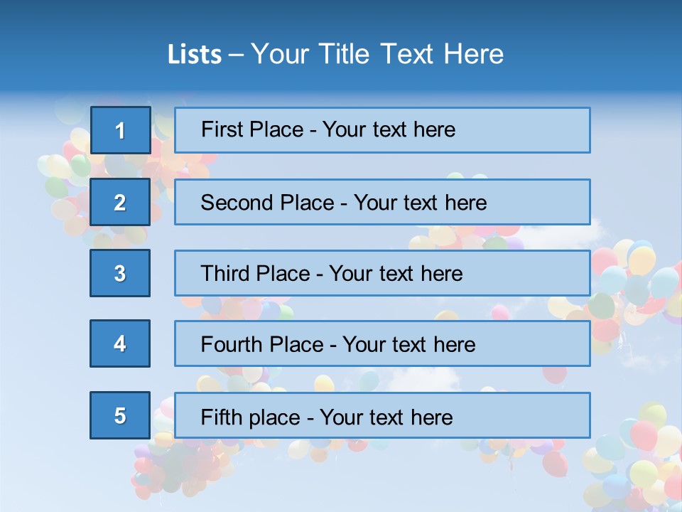 Event Colorful Party PowerPoint Template