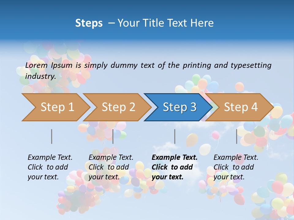 Event Colorful Party PowerPoint Template
