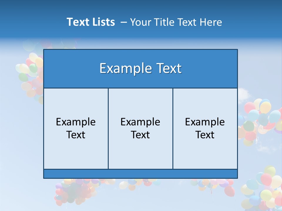 Event Colorful Party PowerPoint Template