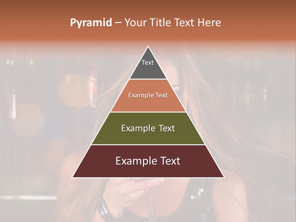 Alcoholic Female Celebration PowerPoint Template