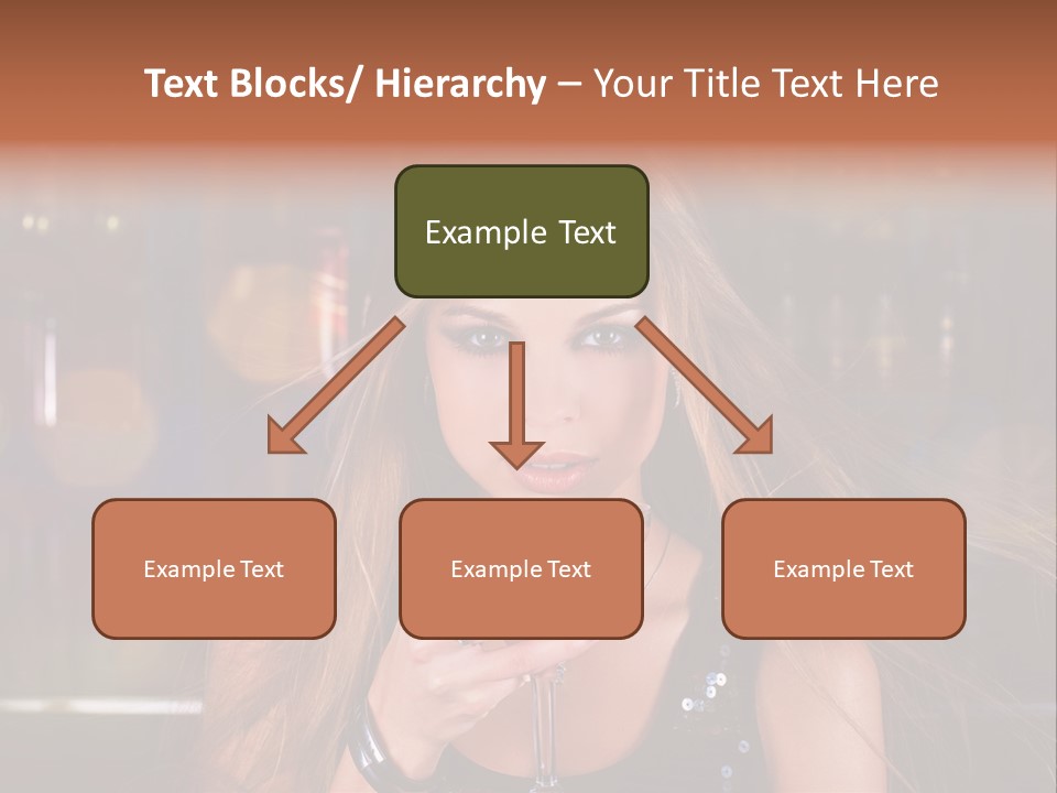 Alcoholic Female Celebration PowerPoint Template