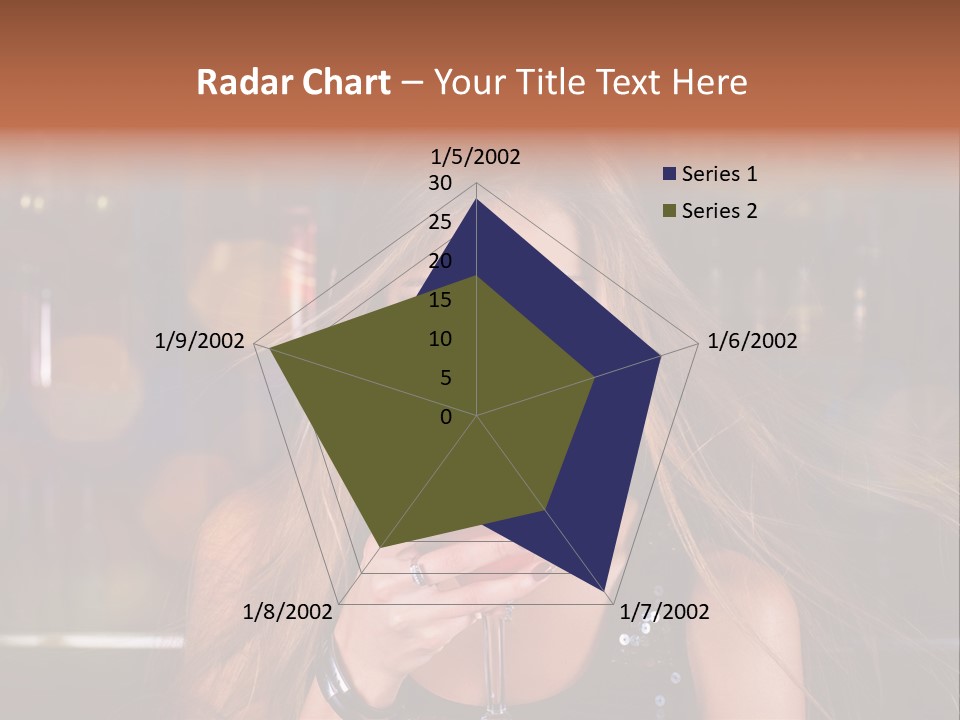 Alcoholic Female Celebration PowerPoint Template