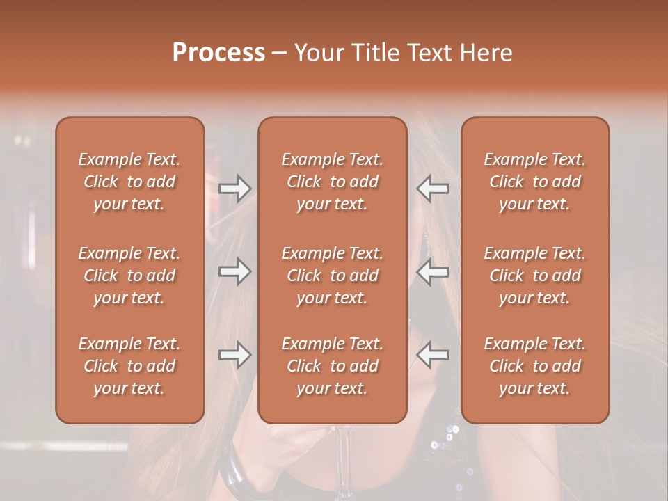 Alcoholic Female Celebration PowerPoint Template