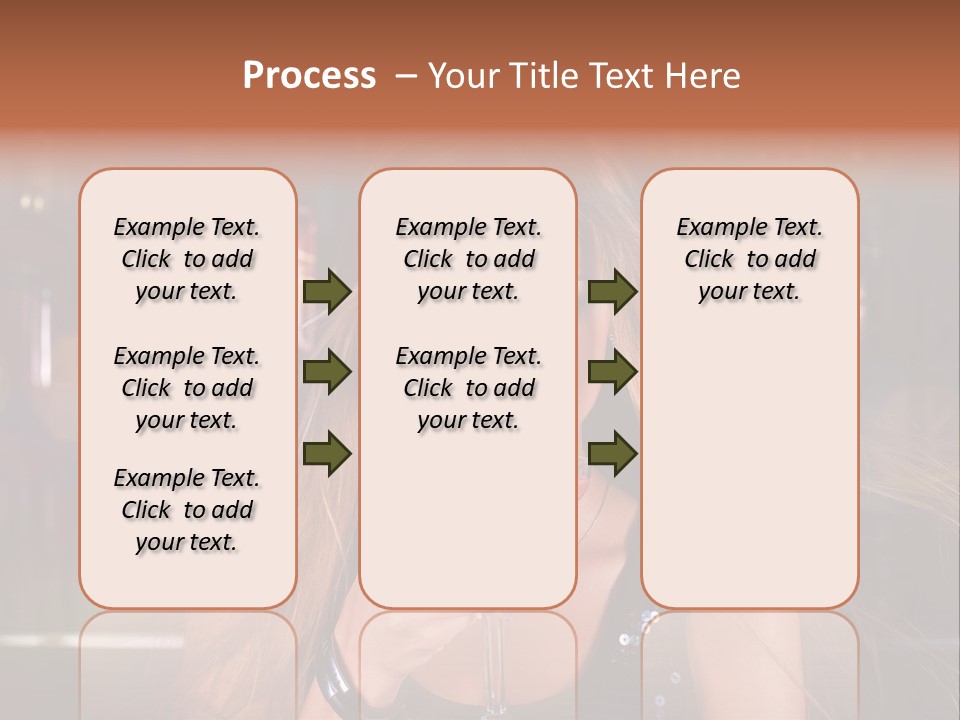 Alcoholic Female Celebration PowerPoint Template