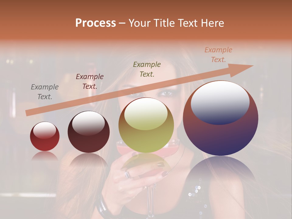 Alcoholic Female Celebration PowerPoint Template