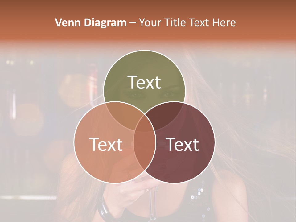 Alcoholic Female Celebration PowerPoint Template