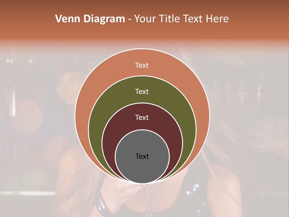 Alcoholic Female Celebration PowerPoint Template