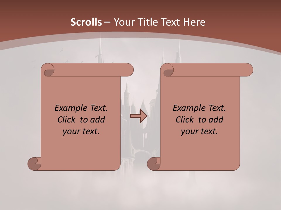 Imagination Mountain Design PowerPoint Template