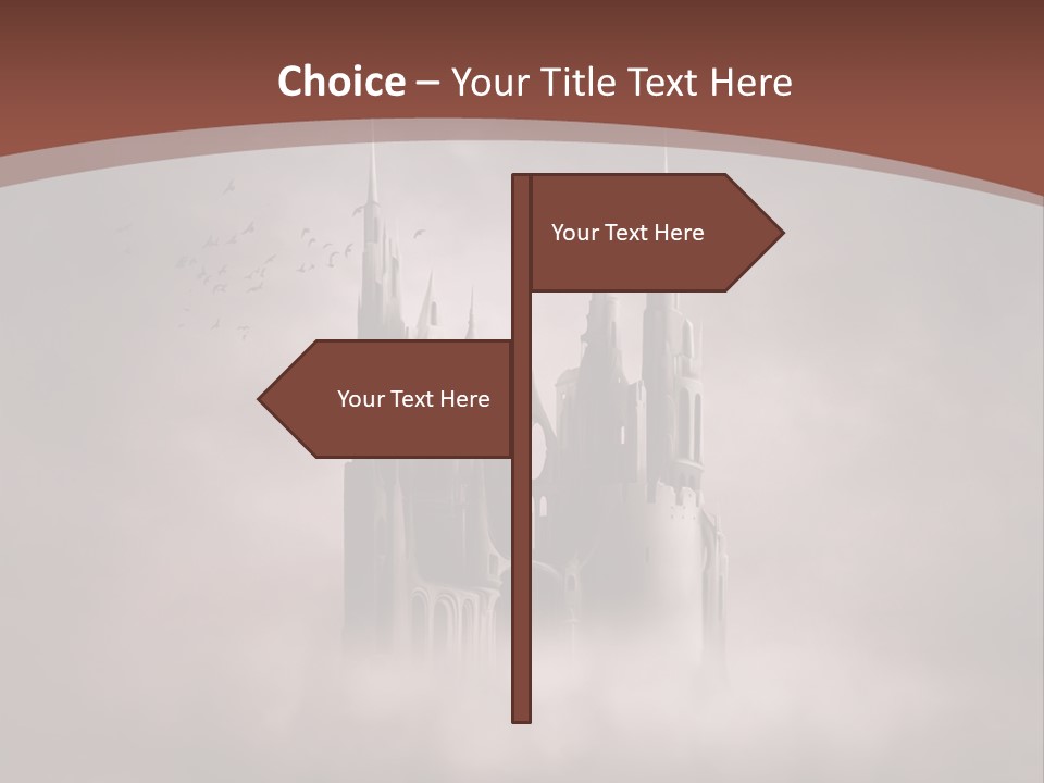 Imagination Mountain Design PowerPoint Template