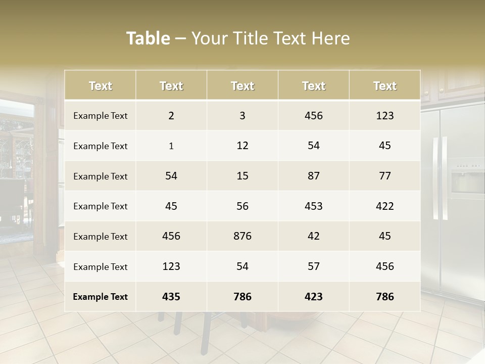 Eat Marble New PowerPoint Template