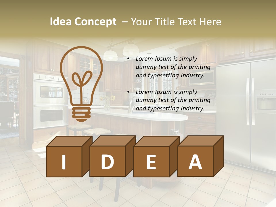 Eat Marble New PowerPoint Template