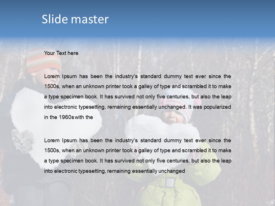 Valentine Tree Nature PowerPoint Template