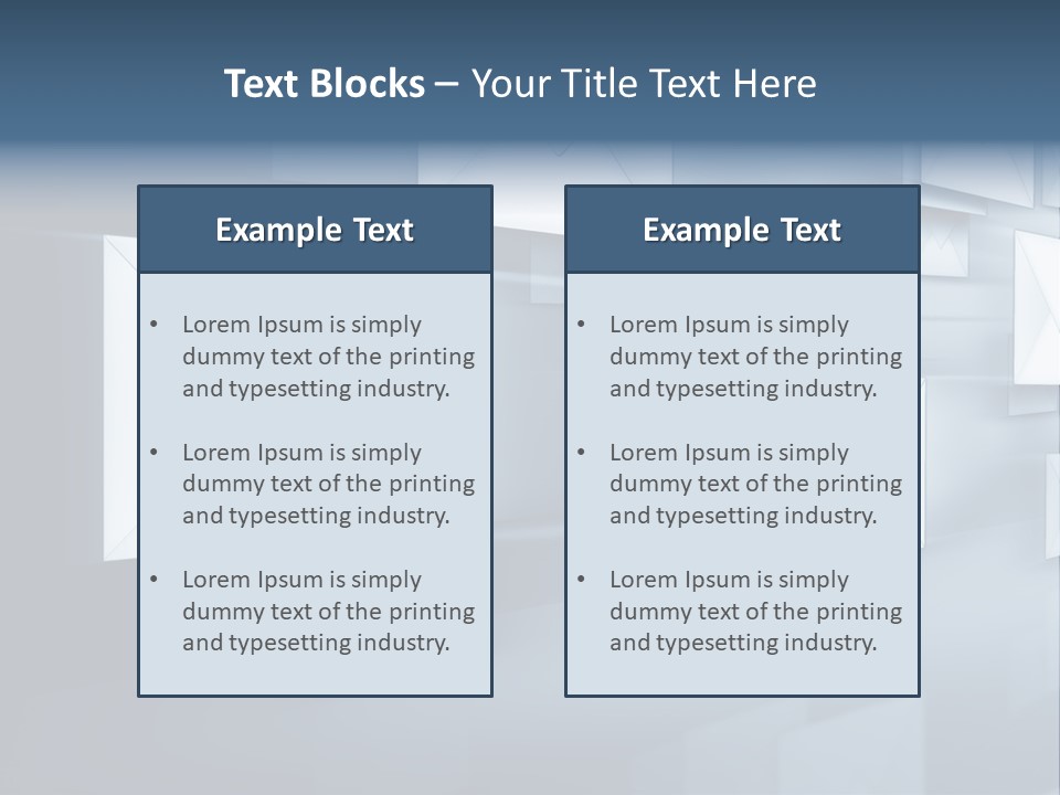 Business Express Paper PowerPoint Template