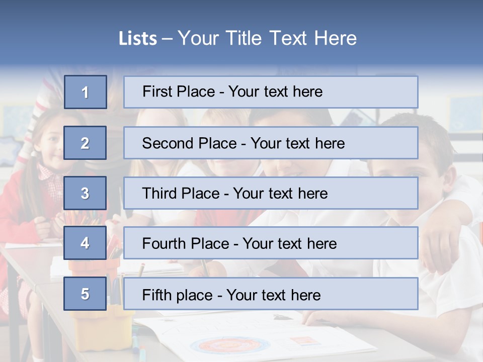 Smiling Teaching Indoors PowerPoint Template