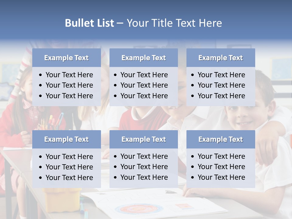 Smiling Teaching Indoors PowerPoint Template