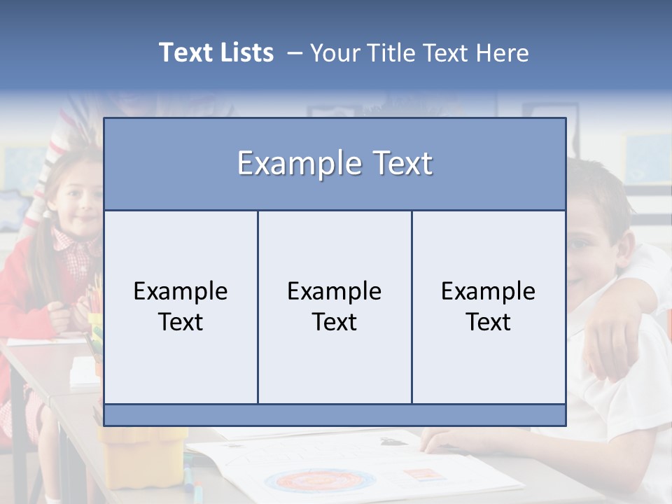 Smiling Teaching Indoors PowerPoint Template