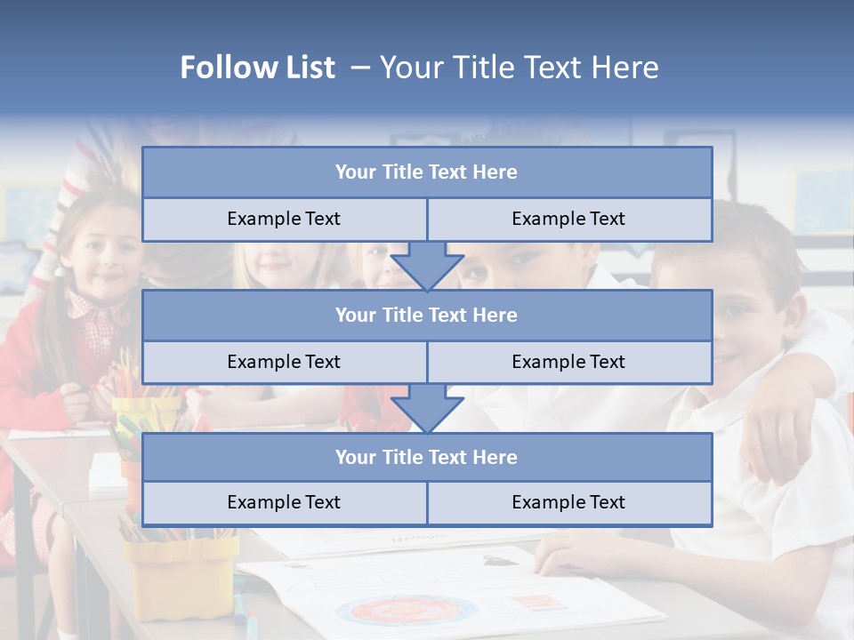Smiling Teaching Indoors PowerPoint Template
