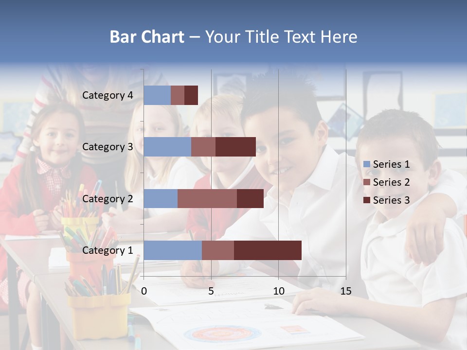 Smiling Teaching Indoors PowerPoint Template
