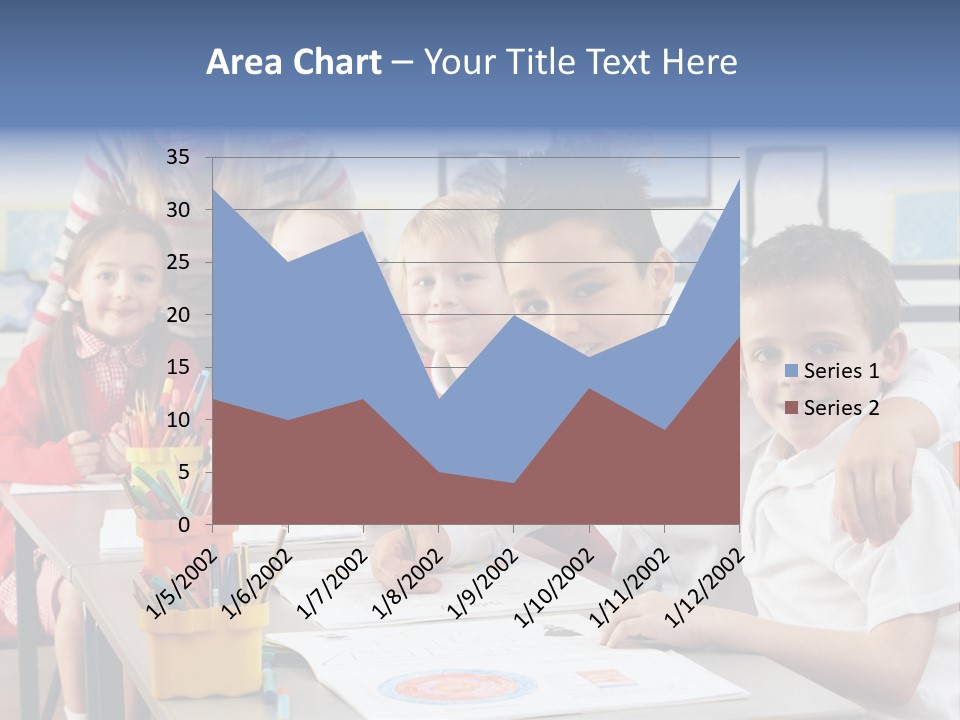 Smiling Teaching Indoors PowerPoint Template