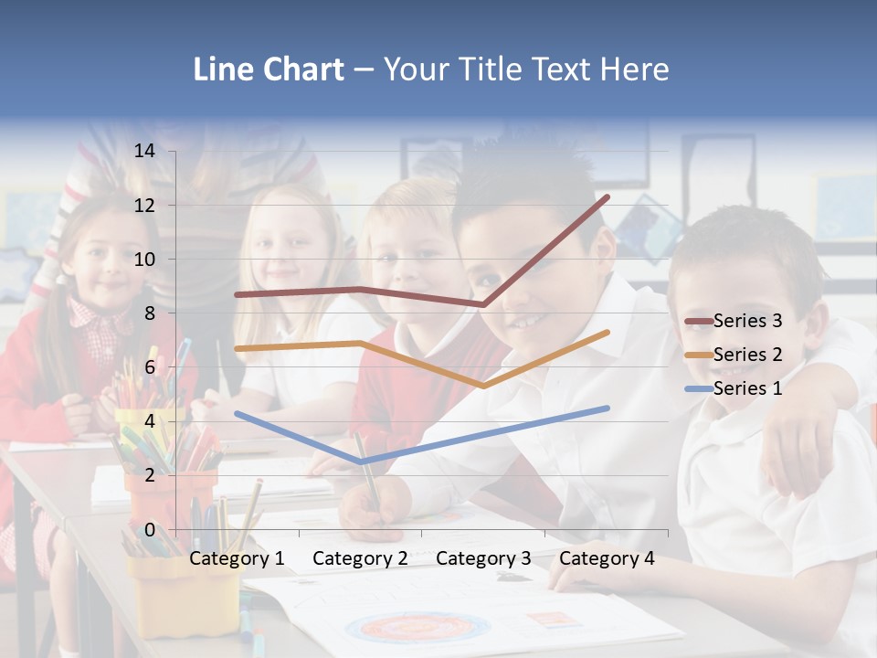 Smiling Teaching Indoors PowerPoint Template