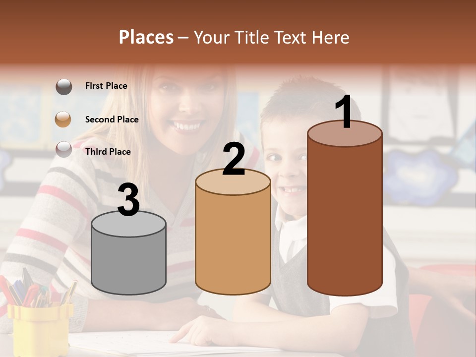 Studying Literate Class PowerPoint Template