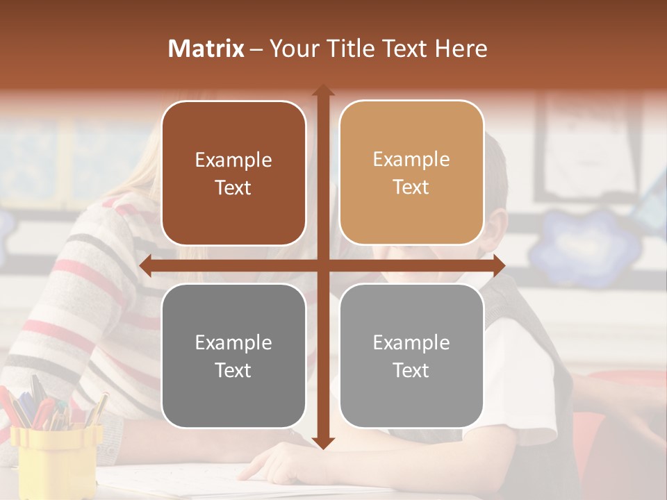 Studying Literate Class PowerPoint Template