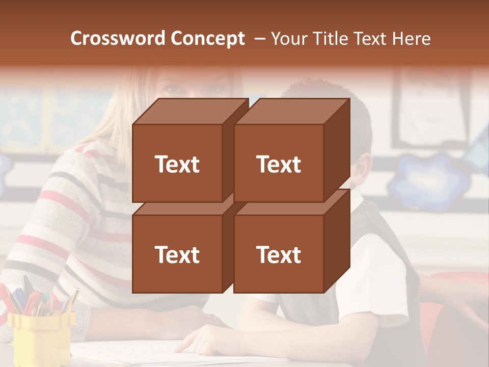 Studying Literate Class PowerPoint Template
