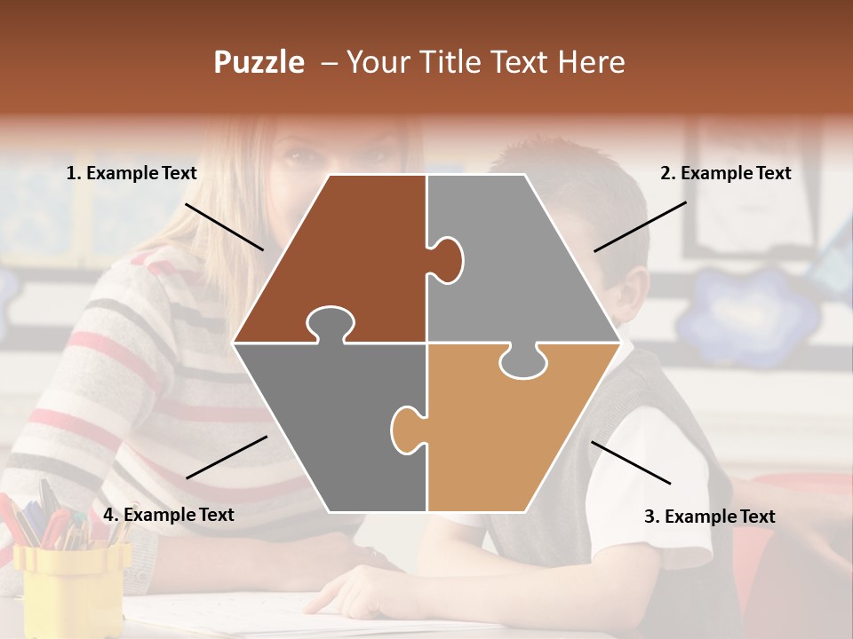 Studying Literate Class PowerPoint Template