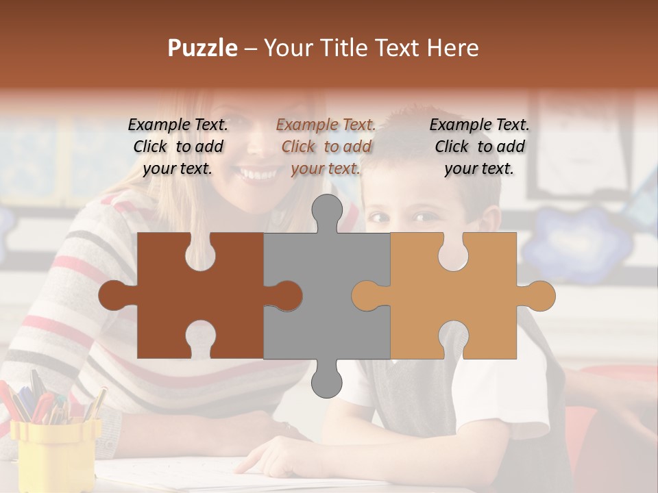 Studying Literate Class PowerPoint Template