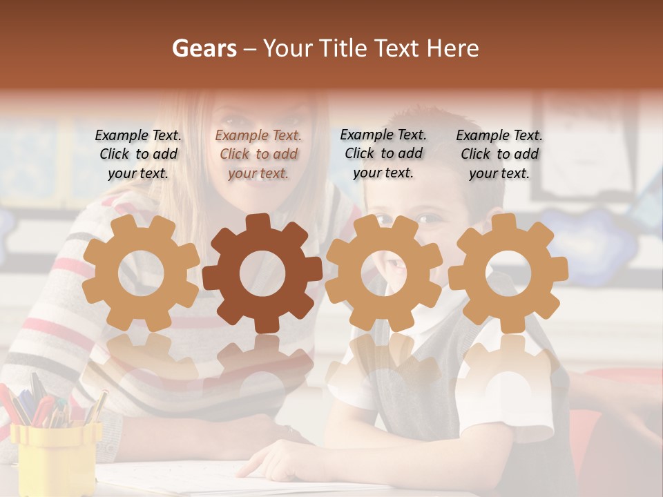 Studying Literate Class PowerPoint Template